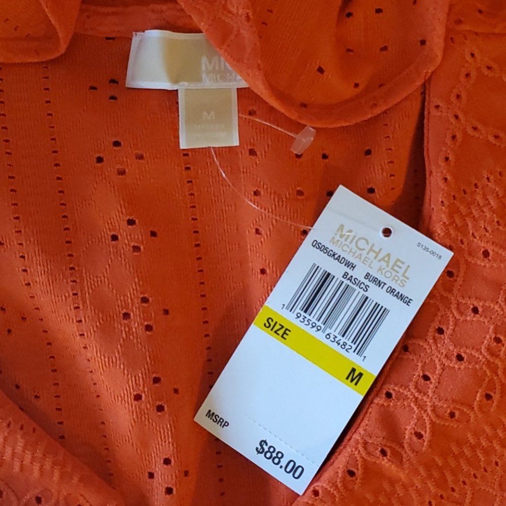 Michael Kors burnt orange top brand new - Picture 4 of 5